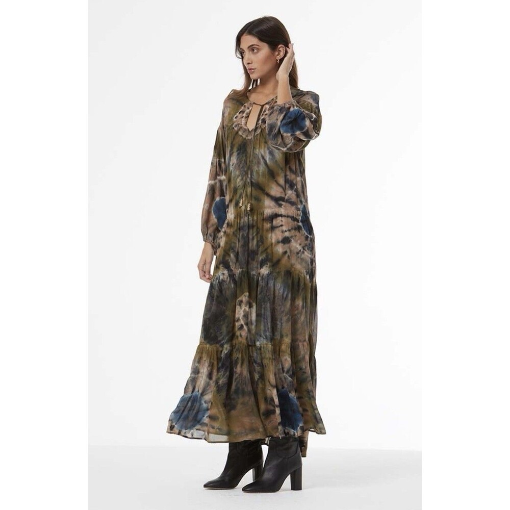 Young Fabulous & Broke-YFB-Tie Dye Maxi-With Liner-Size Small
